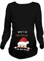 New Baby's 1st Christmas Womens Maternity