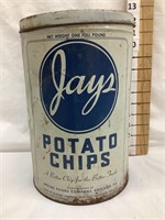 Jays Potato Chips Tin, 12”T