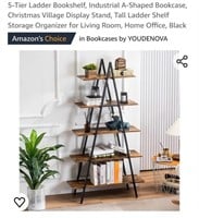 NEW 5-Tier Ladder Bookshelf, Industrial