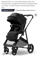 NEW 2-in-1 Convertible Baby Stroller w/ Bassinet