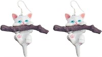 (2 PACKS) - Cute Cat  Earring Handmade Alloy Clay