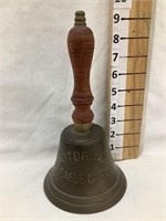 San Francisco Cable Car Co. Brass Bell, 9 1/2”T