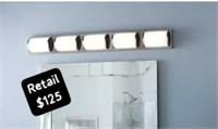 allen+roth Kinsley 37-in 5-Light vanity light bar
