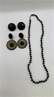 Black and Gold Jewelry Lot