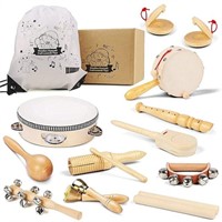 Chriffer Wooden Musical Instruments Toys For Toddl