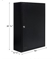 New 200  Key Cabinet with Key Lock, Black for Key