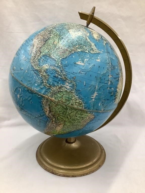 Cram Enviro-Sphere 12” Paper Globe w/ Stand, 17”T