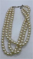 Stacked Pearl Necklace