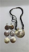 Seashell Necklace/Earring Set