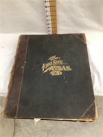 Original 1904 Iowa Historical Atlas, 15 1/2” x