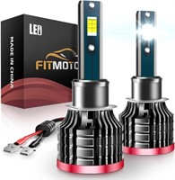 FITMOTORS H1 LED Bulbs,80W 16000 Lumens Bright,650