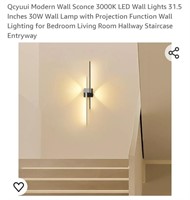 Qcyuui Modern Wall Sconce 3000K LED Wall Lights