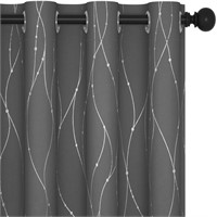 Deconovo Blackout Curtains for Bedroom 84 Inches L