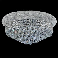 $399  9-Light Crystal Chandelier  Chrome