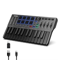 Donner DMK25 Pro MIDI Keyboard Controller, 25 Mini