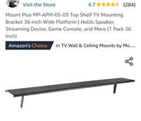 Mount Plus MP-APM-05-03 Top Shelf TV Mounting