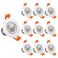 LightingWill 2inch LED Dimmable Downlight, 3W COB