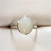 Silver Moonstone Ring, Size 7. Value $100