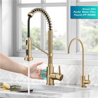 B659 Bolden Brushed Brass Single Handle Pull-down