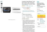 OF2956  Lowrance Hook Reveal 7 Fish Finder  Maps