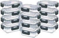 G694  Small Glass Food Storage Containers, Set of