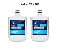 2 Pack Refrigerator water filter