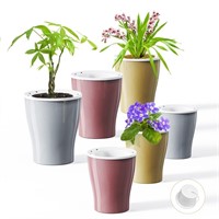 HEMOPLT Plant Pots - Self Watering Pots for Indoor