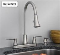 Project Source Double Handle Kitchen Faucet