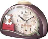 Rhythm Snoopy 4SE506MJ09 Alarm Clock Character Ana