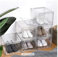 Stackable Shoebox & Organizer, 4-pack