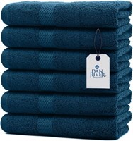 SM2106  Hand Towel Set 6-Pack 16x28 Blue
