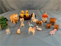 Miniatures Glass & Porcelain Animal Figurines