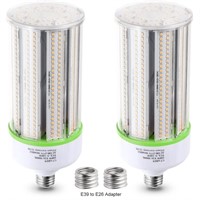 2-Pack 80W LED Corn Bulbs,E26/ E39 Base LED Light,