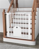 New 26.7-29.5'' Narrow Baby Gate with Cat Door