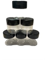 32 pack of 1oz Clear Plastic Spice Jars Ret $20