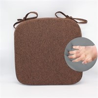 3 pack Chair pads 15 X 15 X 2 In dark brown