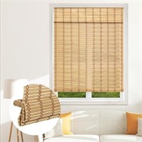 20" W X 64" L Cordless Bamboo Blinds Shades