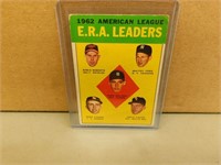 1963 Topps AL ERA Ldrs #6 Baseball Card