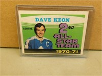 1971-72 OPC AS Dave Keon #259 Hockey Card
