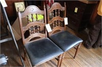 Wooden Straight Chairs