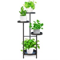 ZHAZHADI 4 Tier Plant Stand Metal Indoor Outdoor T