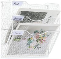 PAG 3-Tier Wall File Holder  White