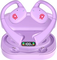 $80  Open Ear Bluetooth Headphones  Purple