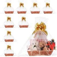12PK Baskets 15.7x11.8x3.1 with Bags  Bows