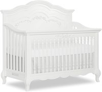 Evolur Aurora 5-in-1 Crib  Frost  3 Settings