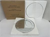 Set of three Abril Design Wall Mirrors. 9.5”