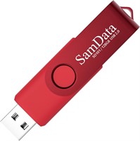 $8  128GB USB Flash Drive with LED Light  Red