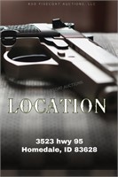 April 30th Firearms and Ammunition Auction