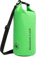 Waterproof Dry Bag 40L  Zippered Pocket  Green
