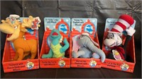 1997 Cat In The Hat Complete Set Of 4 Plush